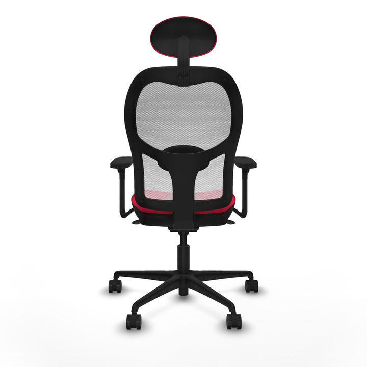 Office Chair with Headrest Piqueras y Crespo 3D036N1 Red