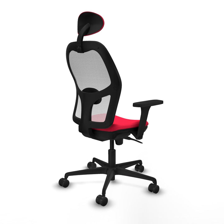 Office Chair with Headrest Piqueras y Crespo 3D036N1 Red