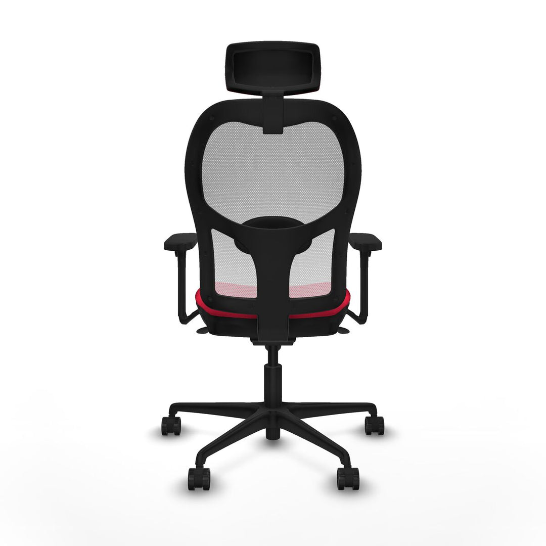 Office Chair with Headrest Piqueras y Crespo 3D036N2 Red