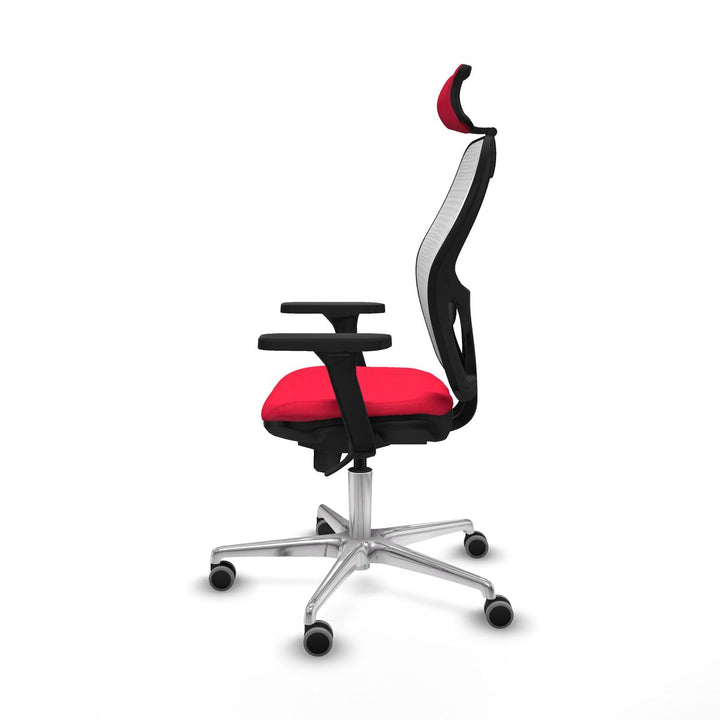 Office Chair with Headrest Piqueras y Crespo 3D086G2 Red
