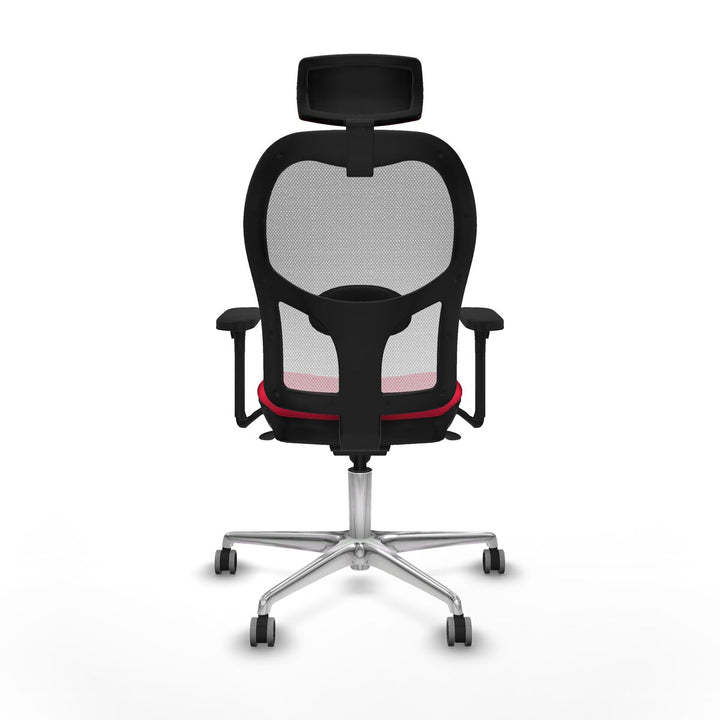 Office Chair with Headrest Piqueras y Crespo 3D086G2 Red