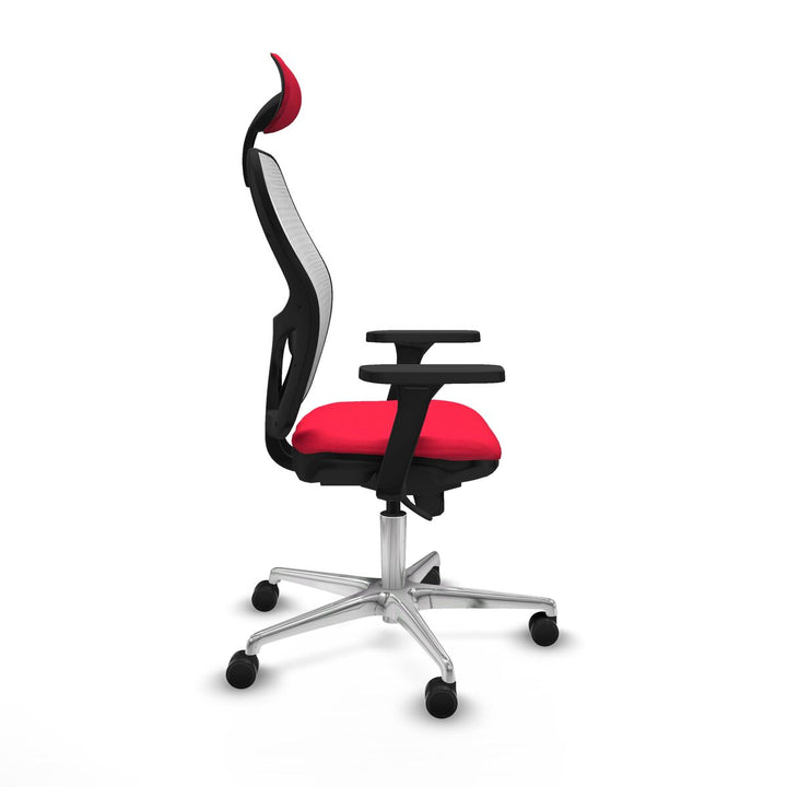 Office Chair with Headrest Piqueras y Crespo 3D086N1 Red