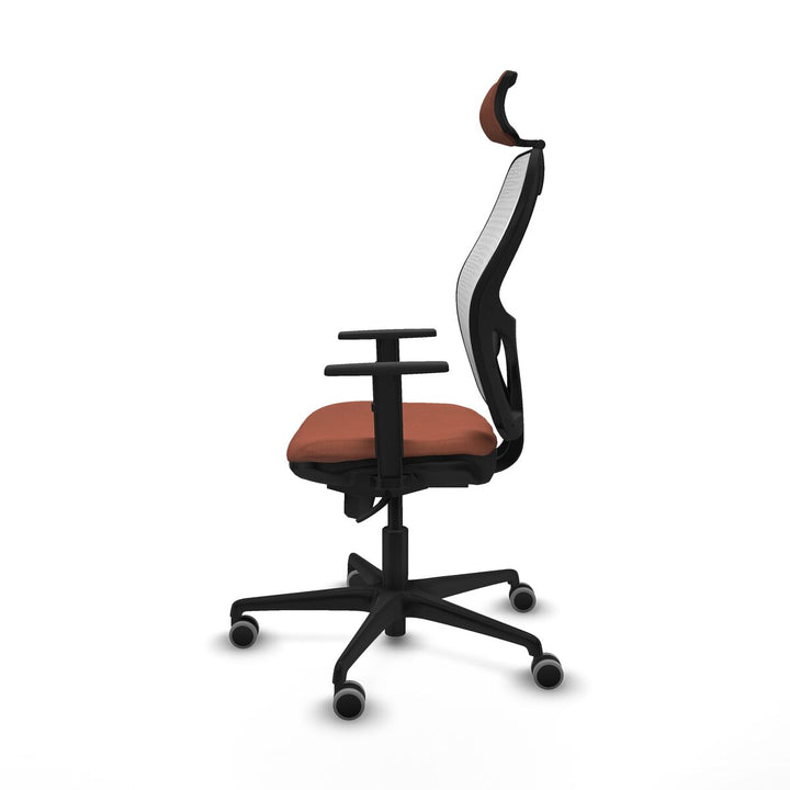 Office Chair with Headrest Piqueras y Crespo 1D036G2 White Brown