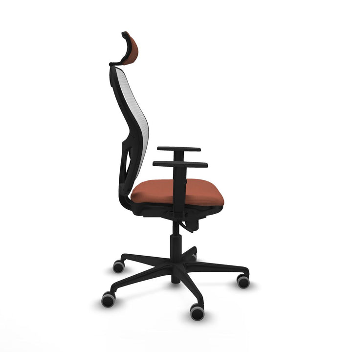 Office Chair with Headrest Piqueras y Crespo 1D036G2 White Brown