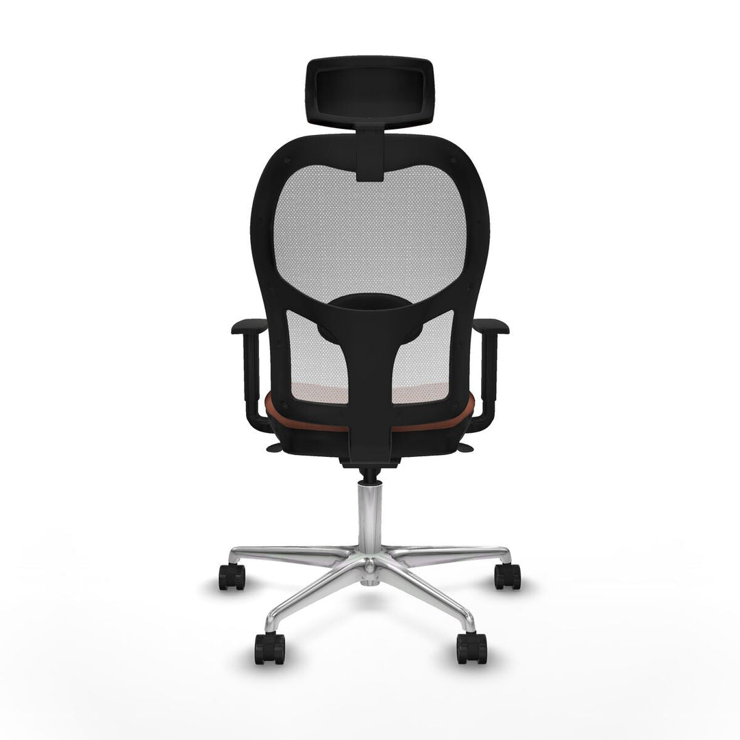 Office Chair with Headrest Piqueras y Crespo 1D086N2 White Brown