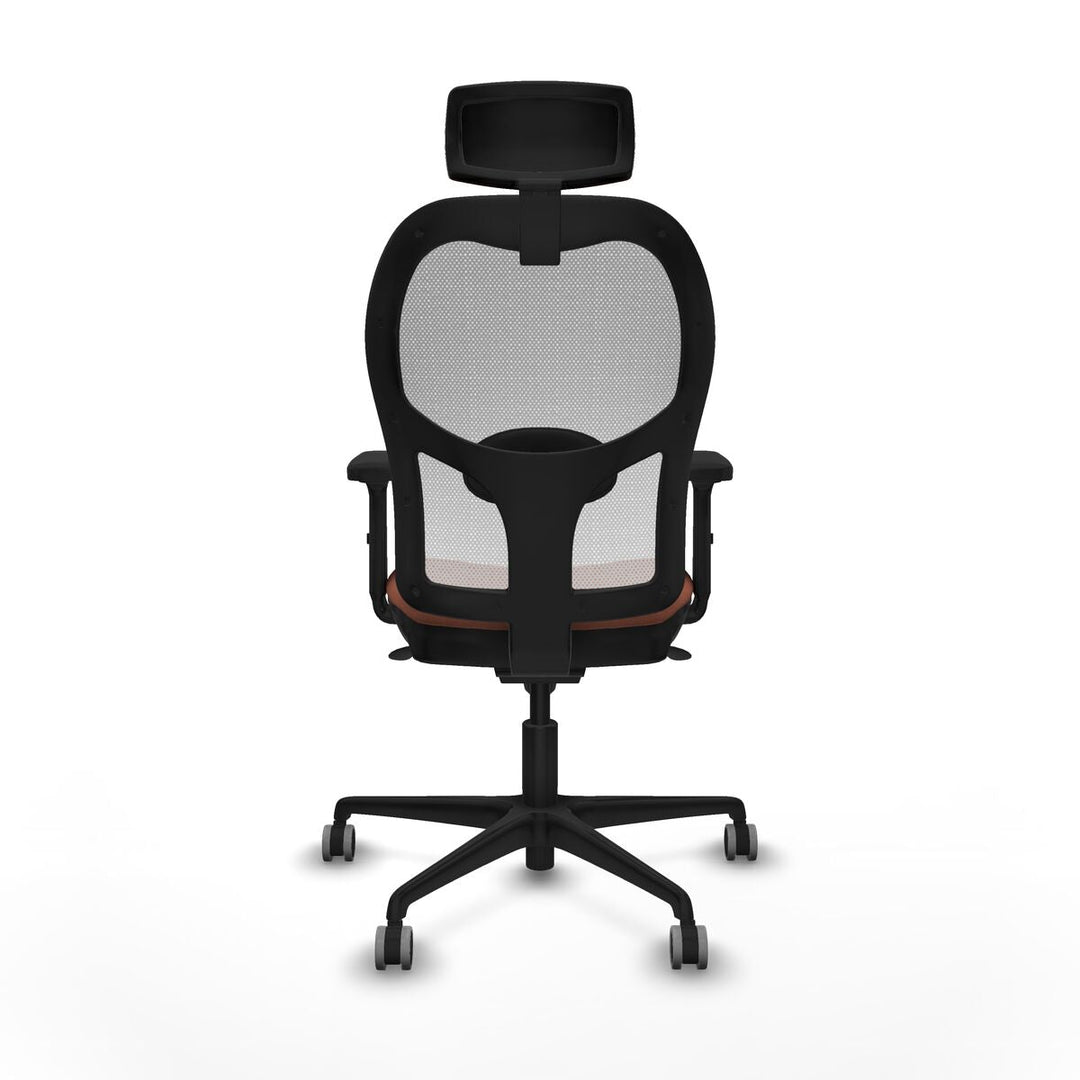 Office Chair with Headrest Piqueras y Crespo 2D036G2 White Brown