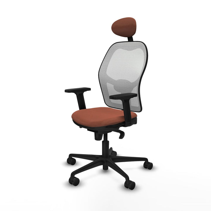 Office Chair with Headrest Piqueras y Crespo 2D036N1 White Brown