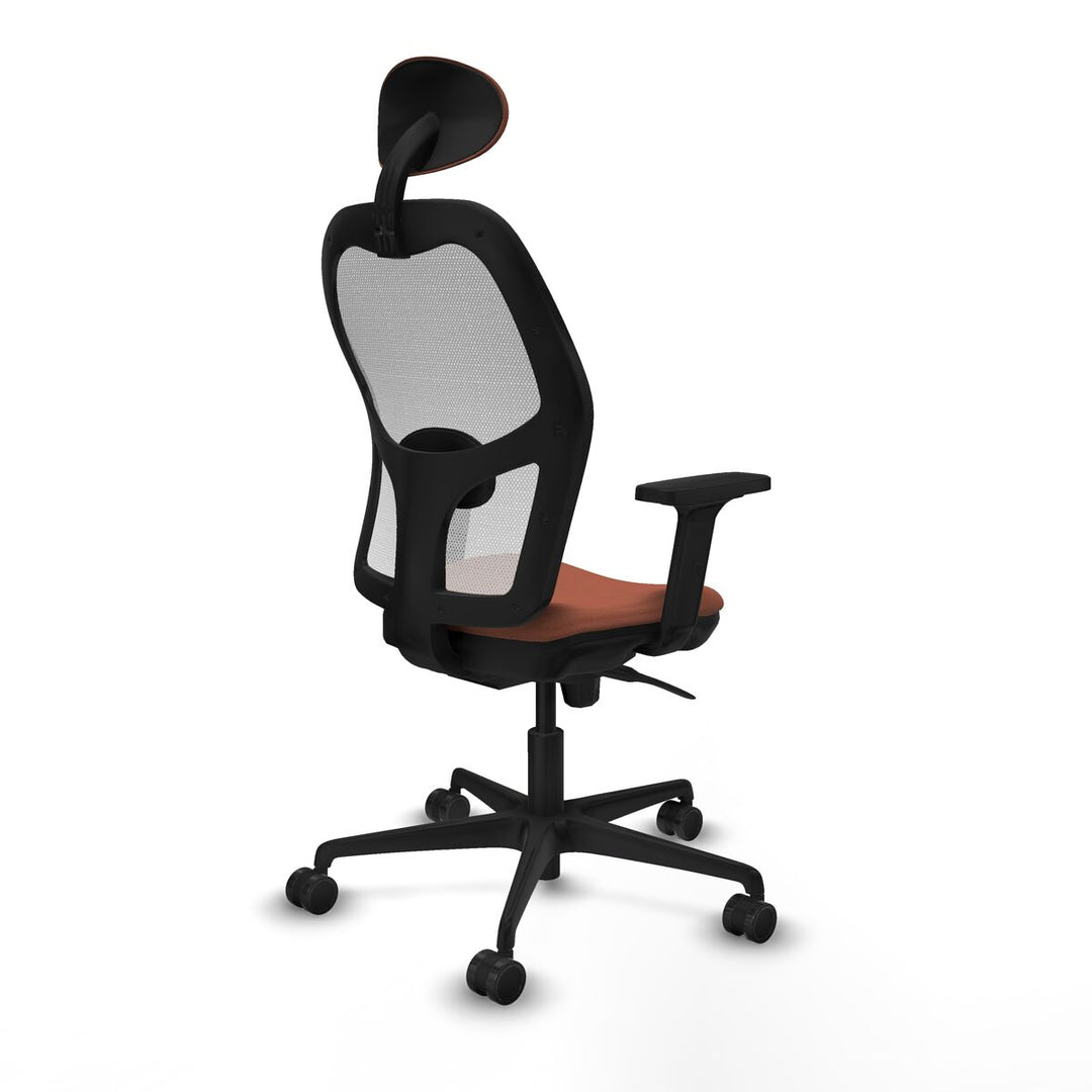 Office Chair with Headrest Piqueras y Crespo 2D036N1 White Brown