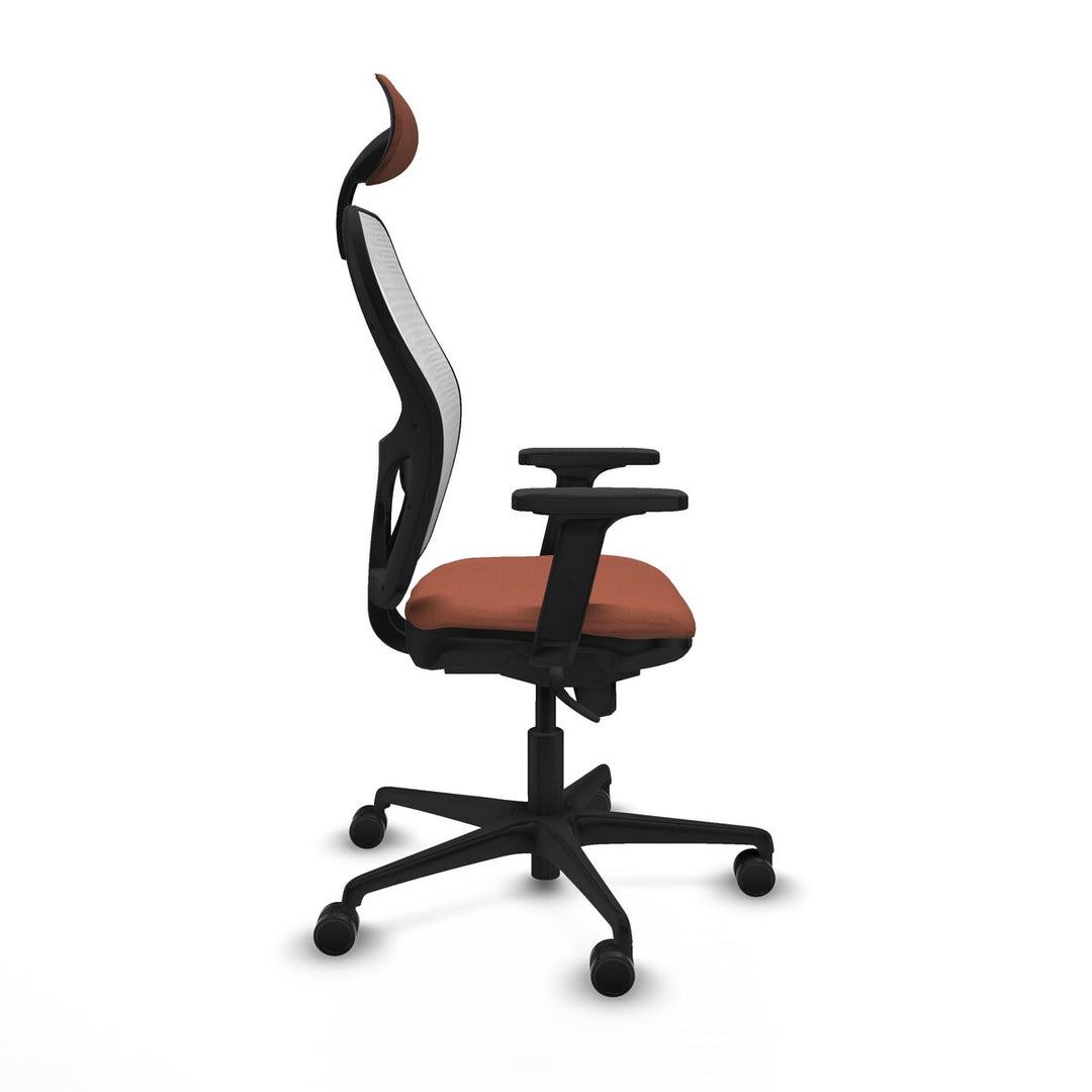 Office Chair with Headrest Piqueras y Crespo 2D036N1 White Brown