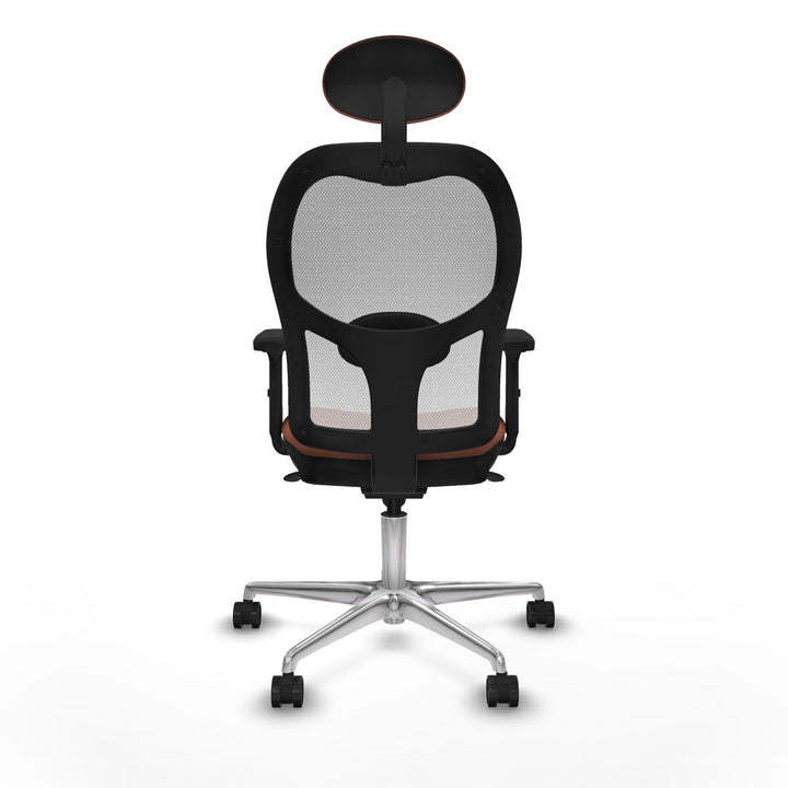 Office Chair with Headrest Piqueras y Crespo 2D086N1 White Brown