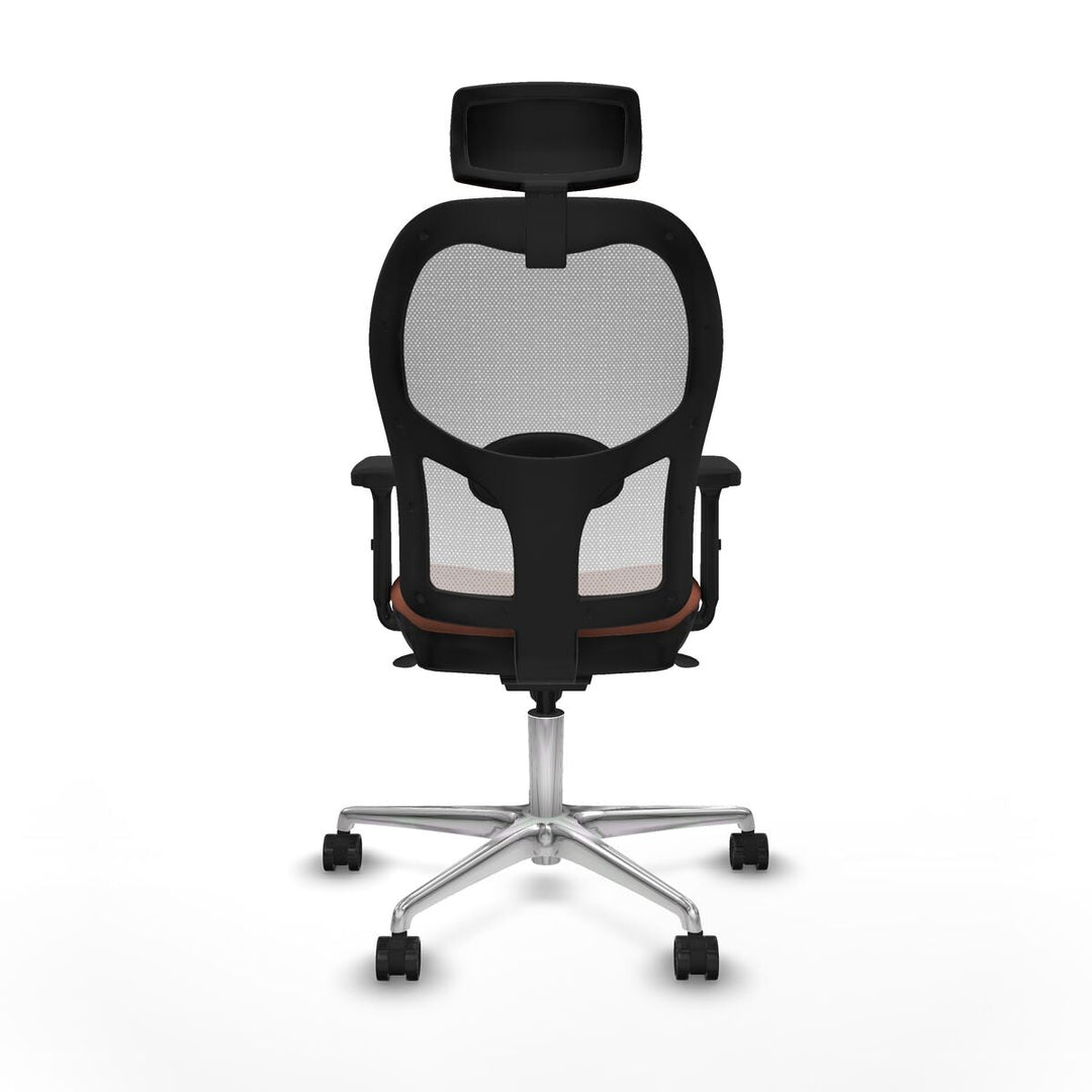 Office Chair with Headrest Piqueras y Crespo 2D086N2 White Brown