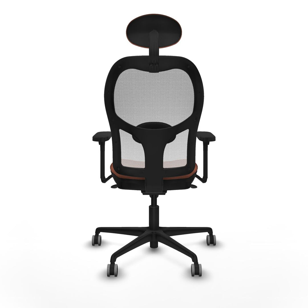 Office Chair with Headrest Piqueras y Crespo 3D036G1 White Brown