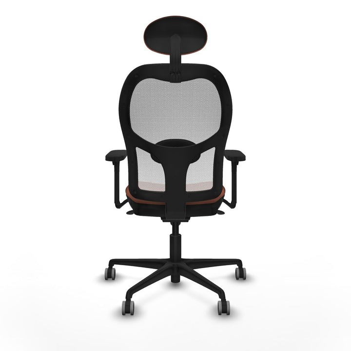 Office Chair with Headrest Piqueras y Crespo 3D036G1 White Brown