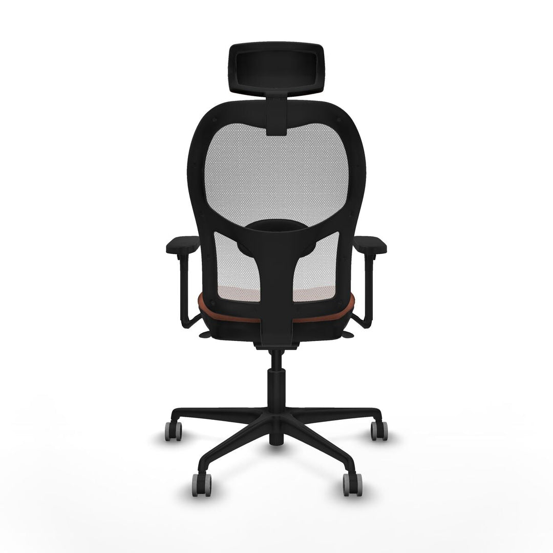 Office Chair with Headrest Piqueras y Crespo 3D036G2 White Brown