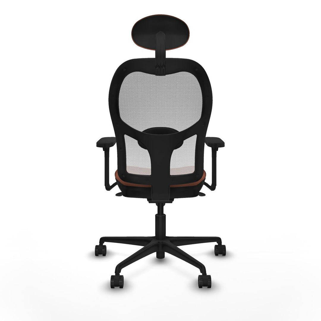 Office Chair with Headrest Piqueras y Crespo 3D036N1 White Brown