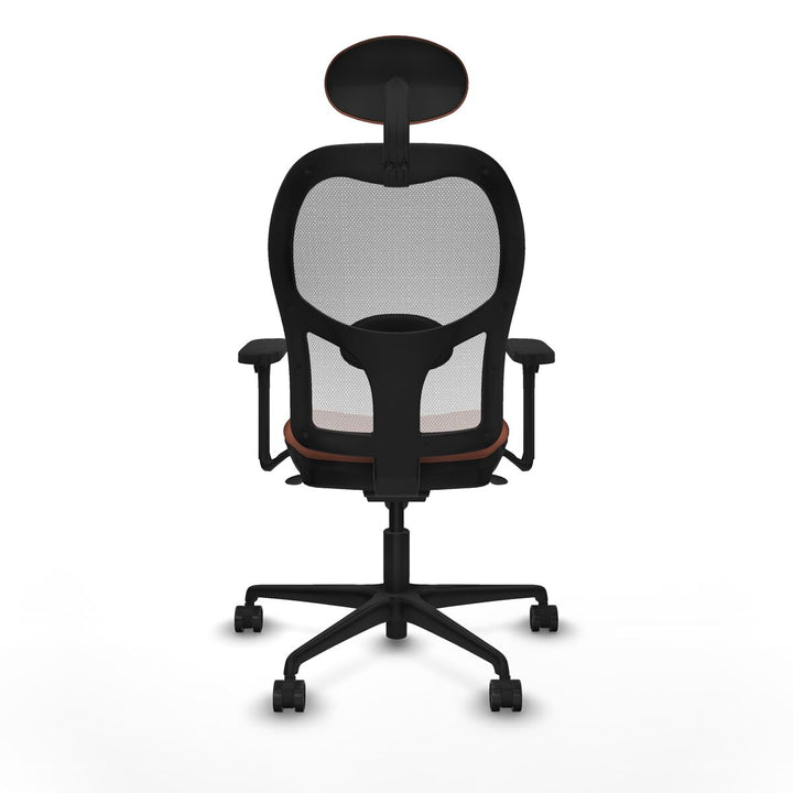 Office Chair with Headrest Piqueras y Crespo 3D036N1 White Brown