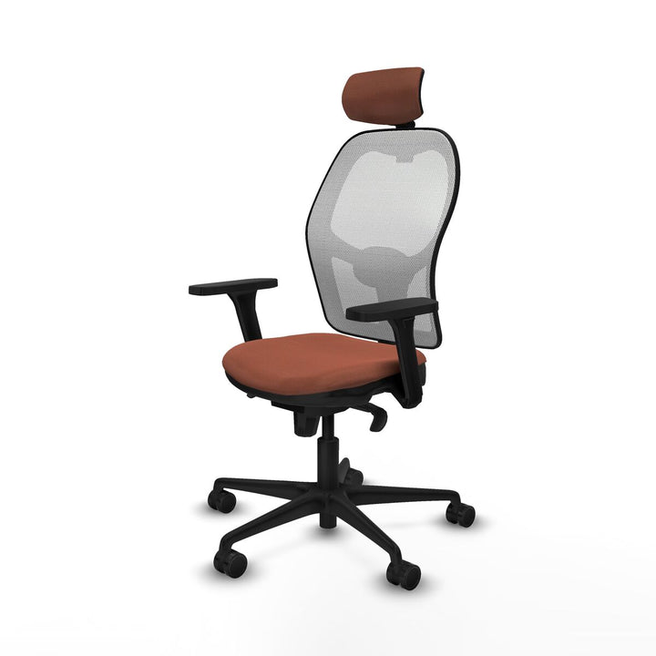 Office Chair with Headrest Piqueras y Crespo 3D036N2 White Brown
