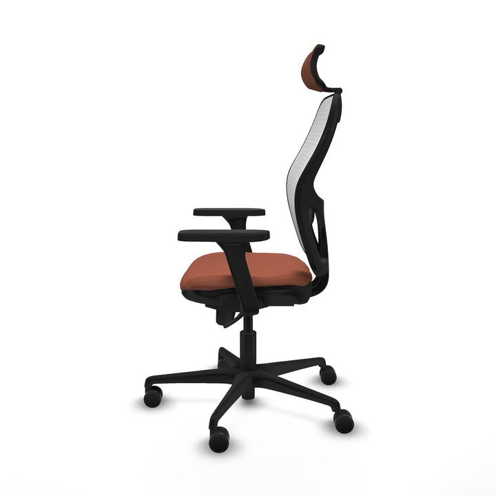 Office Chair with Headrest Piqueras y Crespo 3D036N2 White Brown