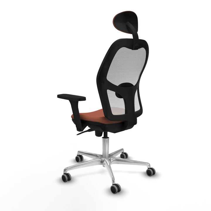 Office Chair with Headrest Piqueras y Crespo 3D086G1 White Brown