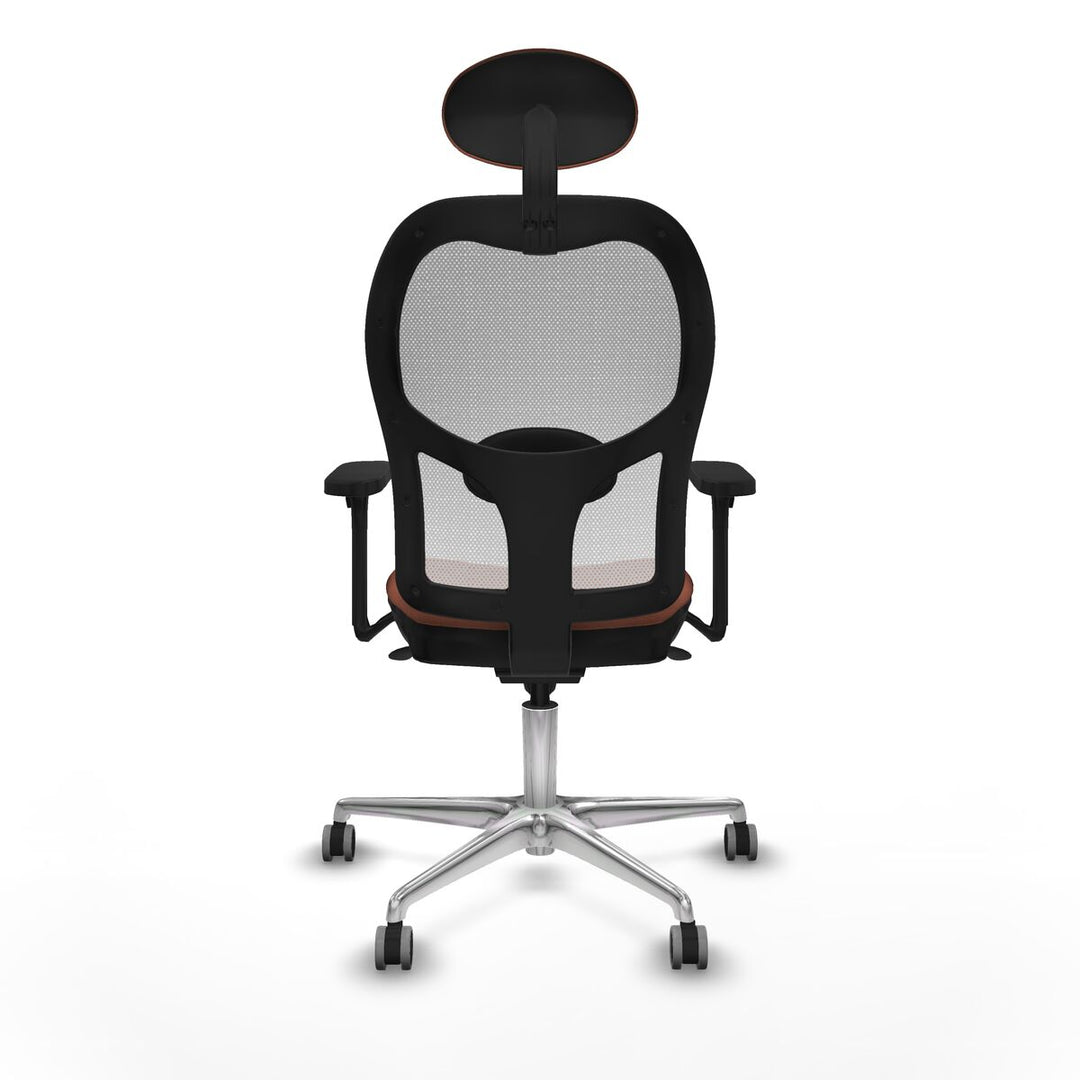Office Chair with Headrest Piqueras y Crespo 3D086G1 White Brown