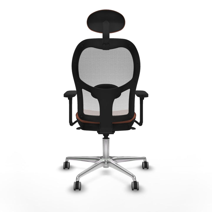 Office Chair with Headrest Piqueras y Crespo 3D086G1 White Brown
