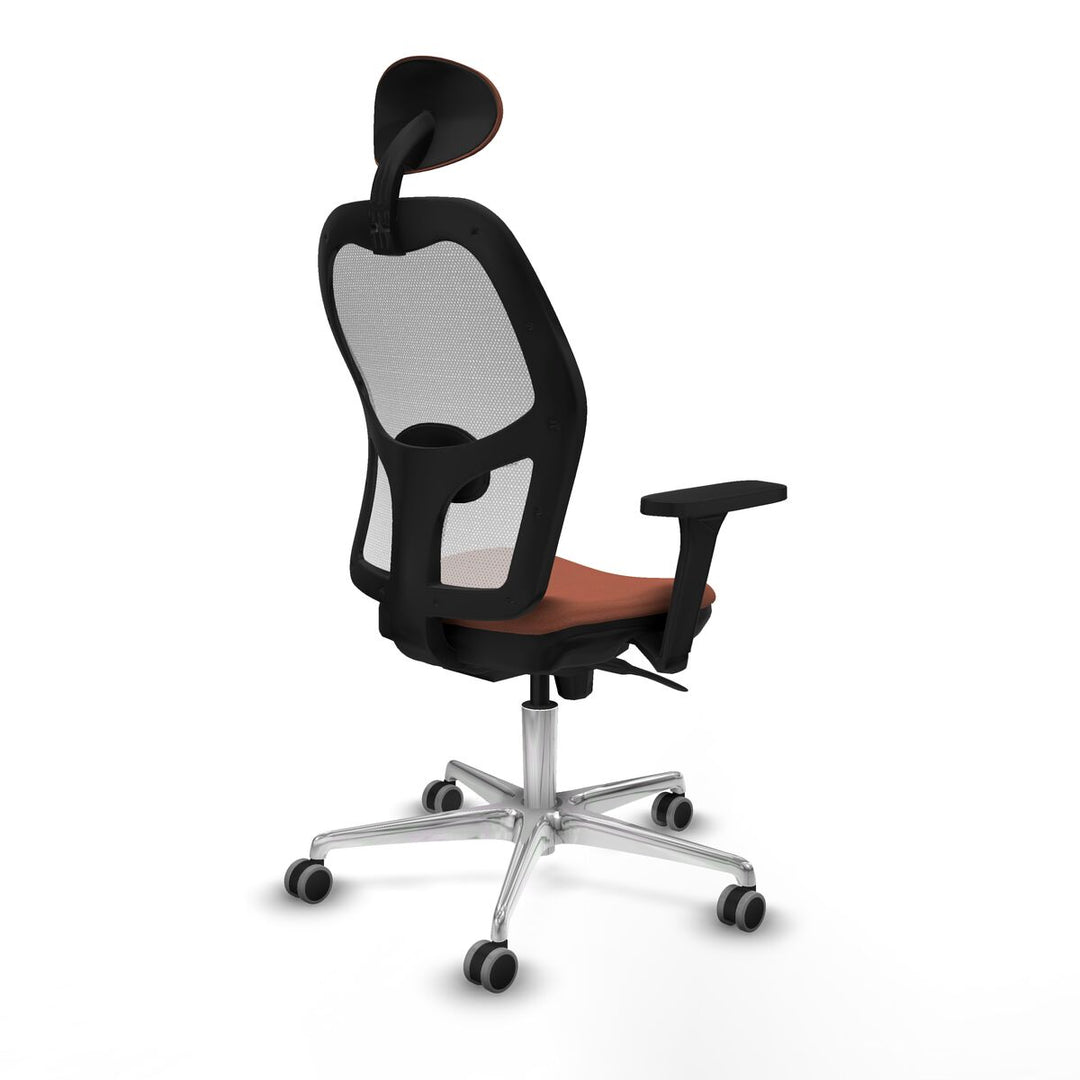 Office Chair with Headrest Piqueras y Crespo 3D086G1 White Brown