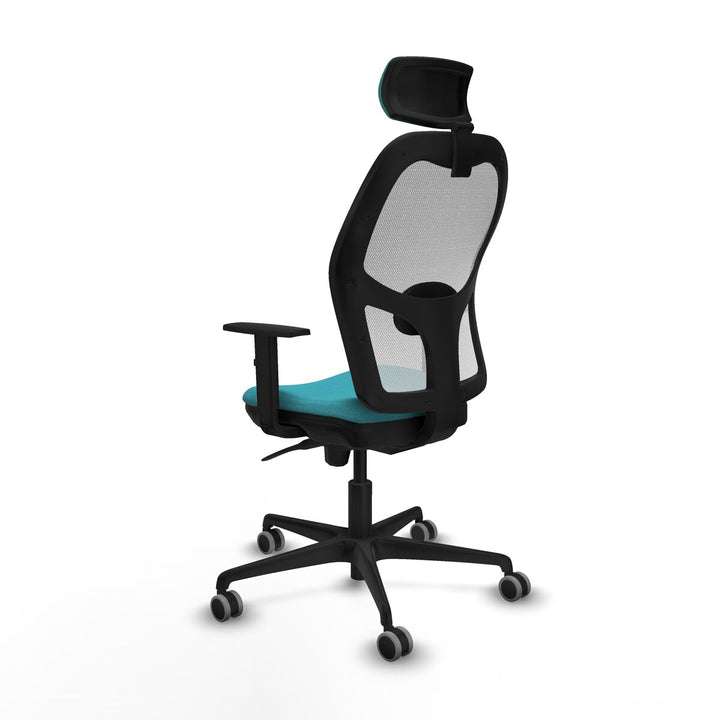 Office Chair with Headrest Piqueras y Crespo 1D036G2 Turquoise