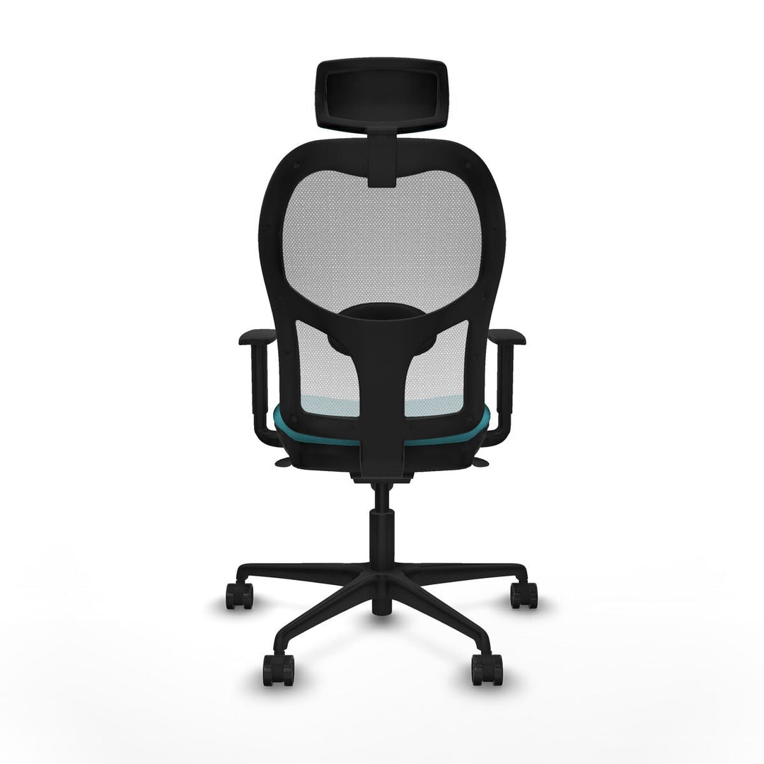 Office Chair with Headrest Piqueras y Crespo 1D036N2 Turquoise