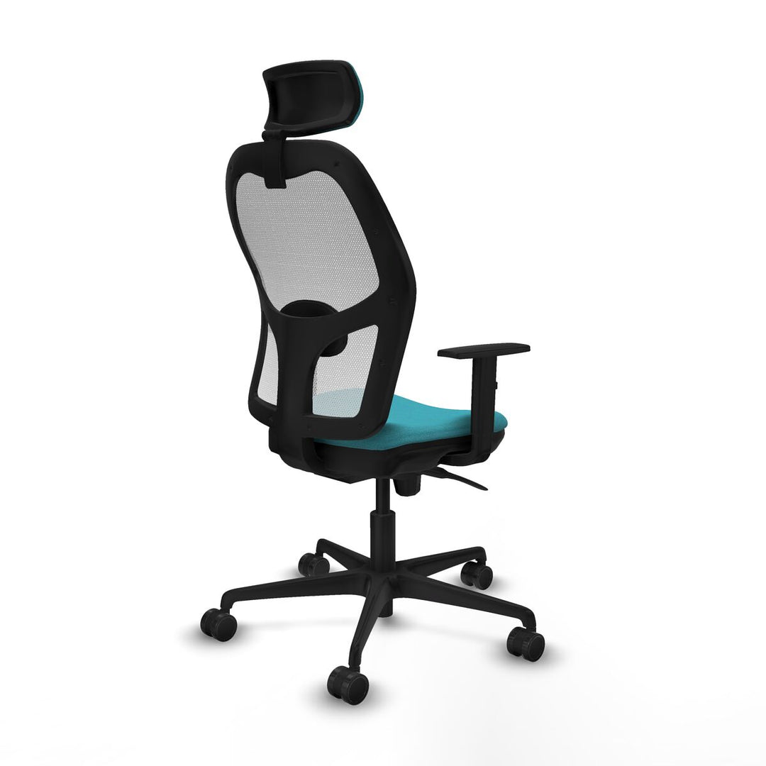 Office Chair with Headrest Piqueras y Crespo 1D036N2 Turquoise