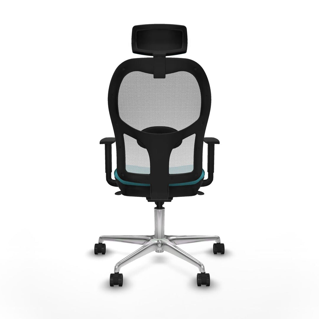 Office Chair with Headrest Piqueras y Crespo 1D086N2 Turquoise
