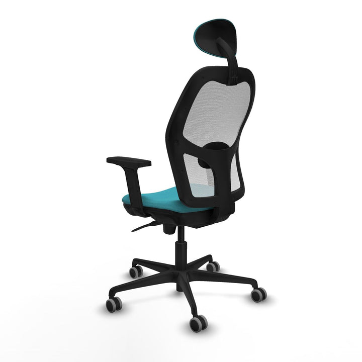 Office Chair with Headrest Piqueras y Crespo 2D036G1 Turquoise