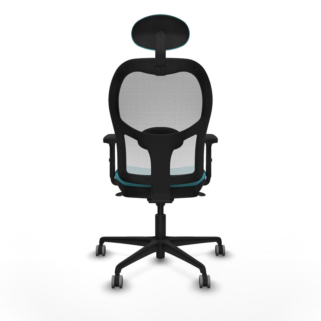 Office Chair with Headrest Piqueras y Crespo 2D036G1 Turquoise