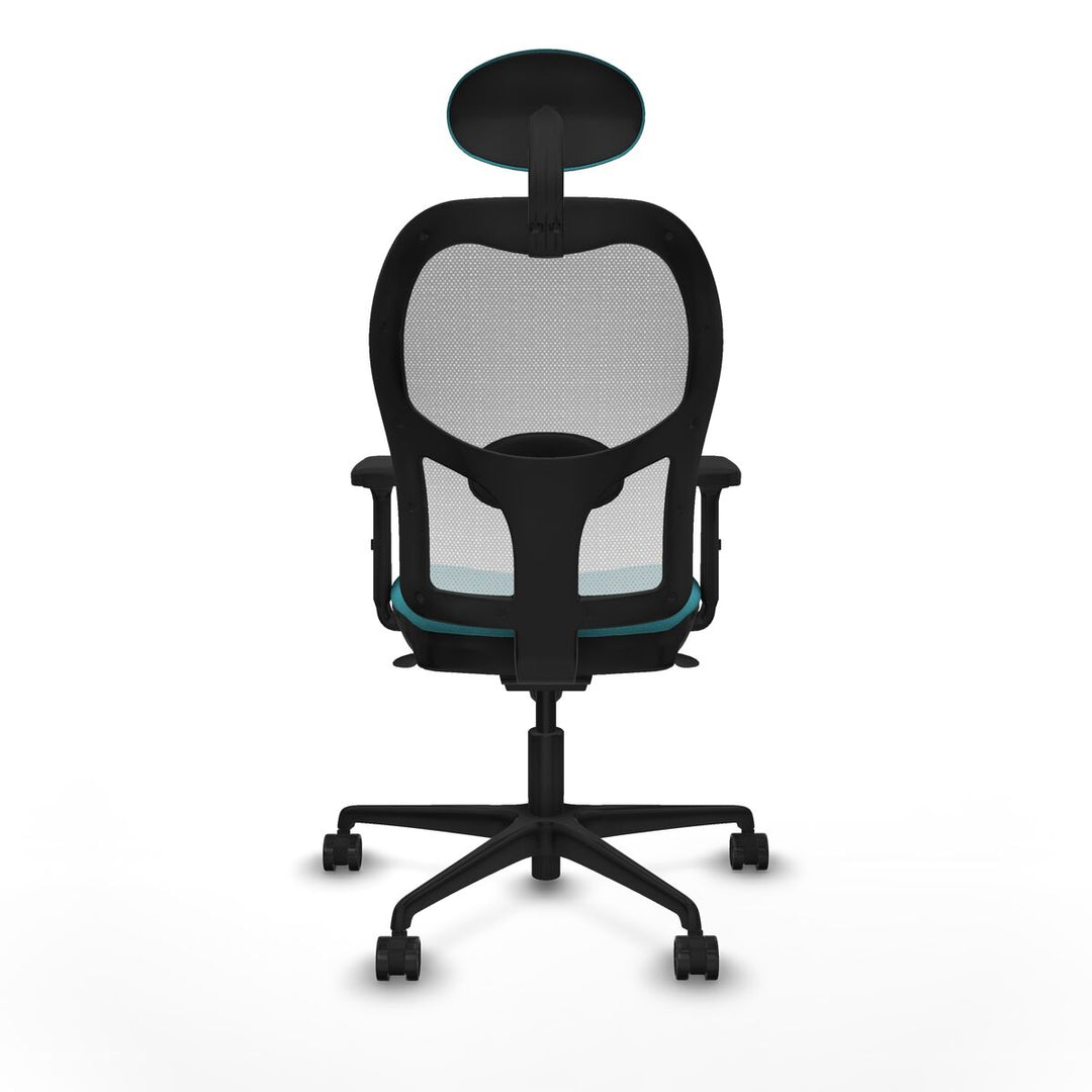 Office Chair with Headrest Piqueras y Crespo 2D036N1 Turquoise