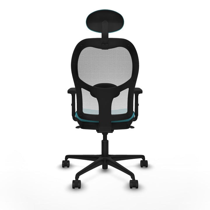 Office Chair with Headrest Piqueras y Crespo 2D036N1 Turquoise