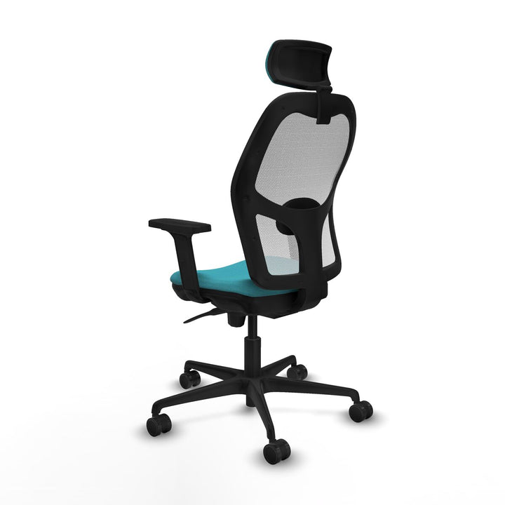 Office Chair with Headrest Piqueras y Crespo 2D036N2 Turquoise