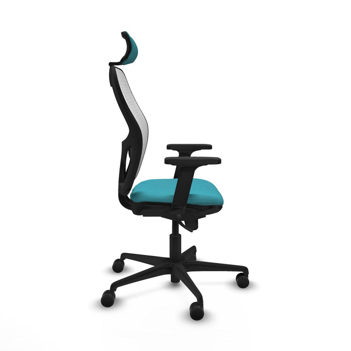 Office Chair with Headrest Piqueras y Crespo 2D036N2 Turquoise