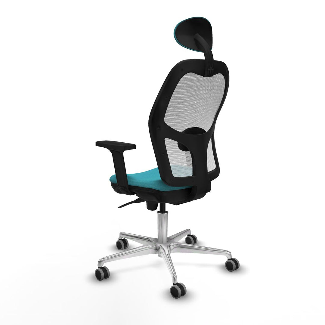 Office Chair with Headrest Piqueras y Crespo 2D086G1 Turquoise