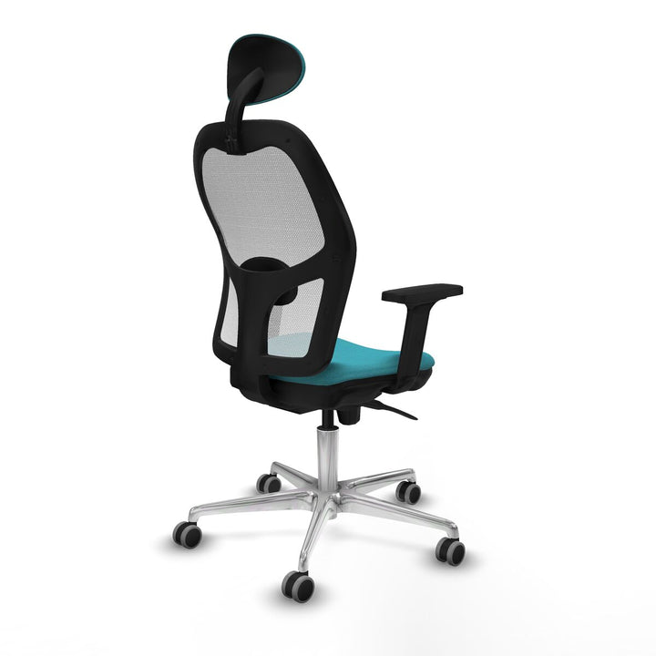 Office Chair with Headrest Piqueras y Crespo 2D086G1 Turquoise