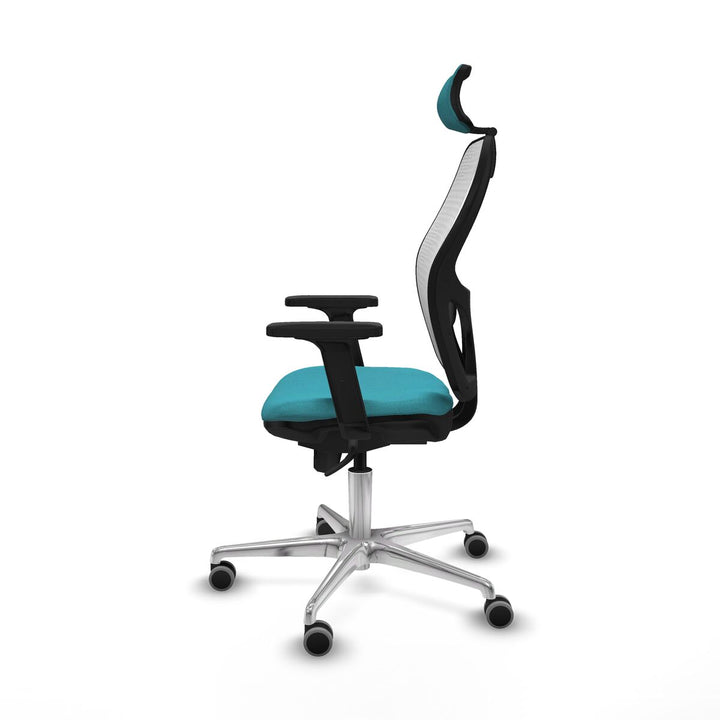 Office Chair with Headrest Piqueras y Crespo 2D086G2 Turquoise