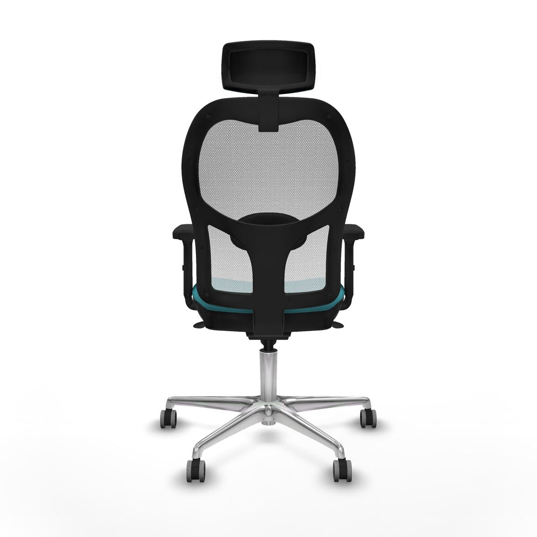 Office Chair with Headrest Piqueras y Crespo 2D086G2 Turquoise