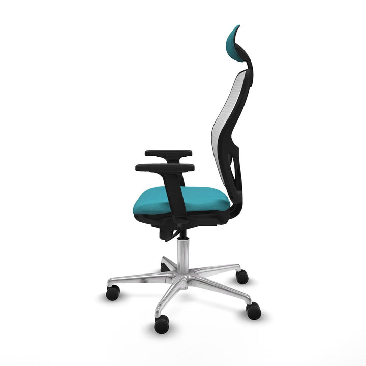 Office Chair with Headrest Piqueras y Crespo 2D086N1 Turquoise