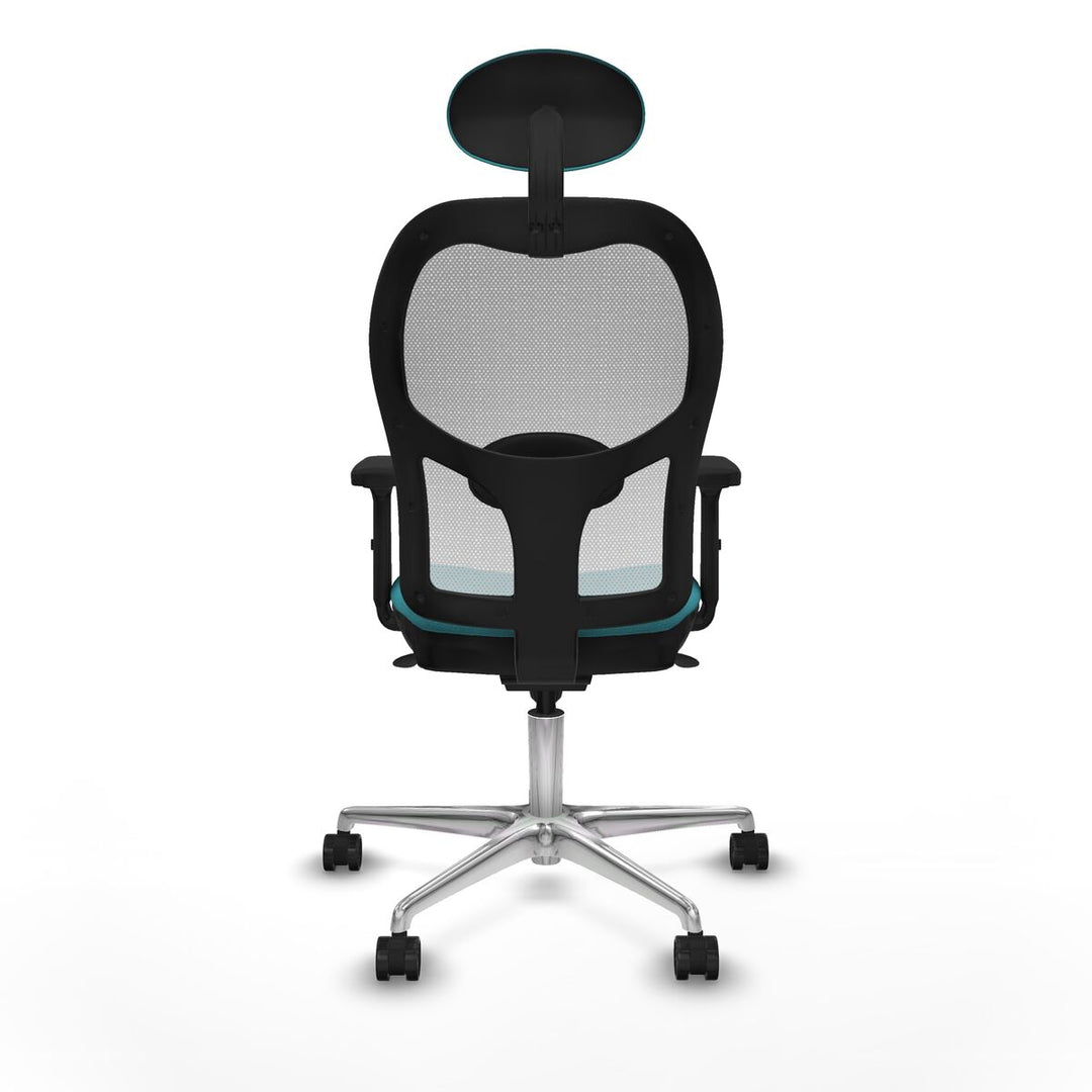 Office Chair with Headrest Piqueras y Crespo 2D086N1 Turquoise