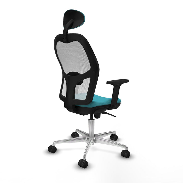 Office Chair with Headrest Piqueras y Crespo 2D086N1 Turquoise