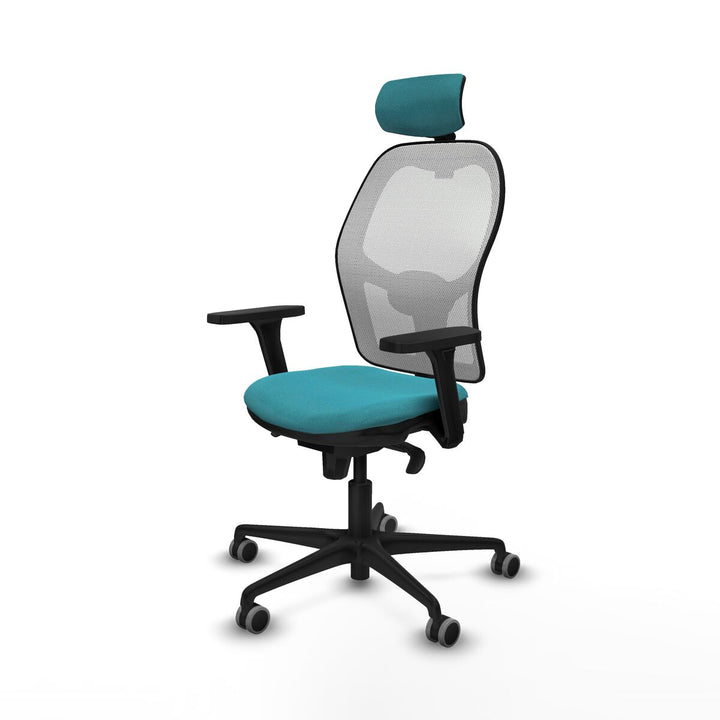 Office Chair with Headrest Piqueras y Crespo 3D036G2 Turquoise