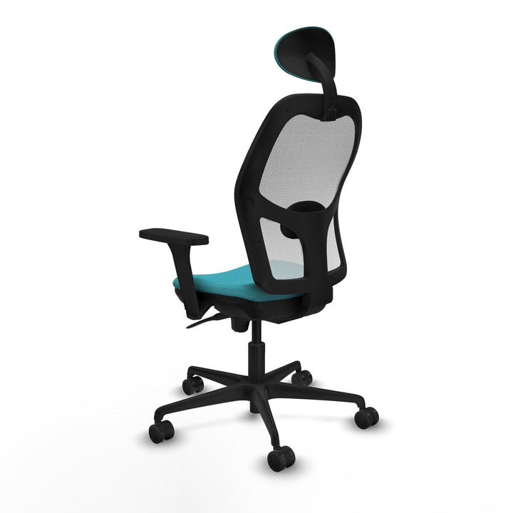 Office Chair with Headrest Piqueras y Crespo 3D036N1 Turquoise