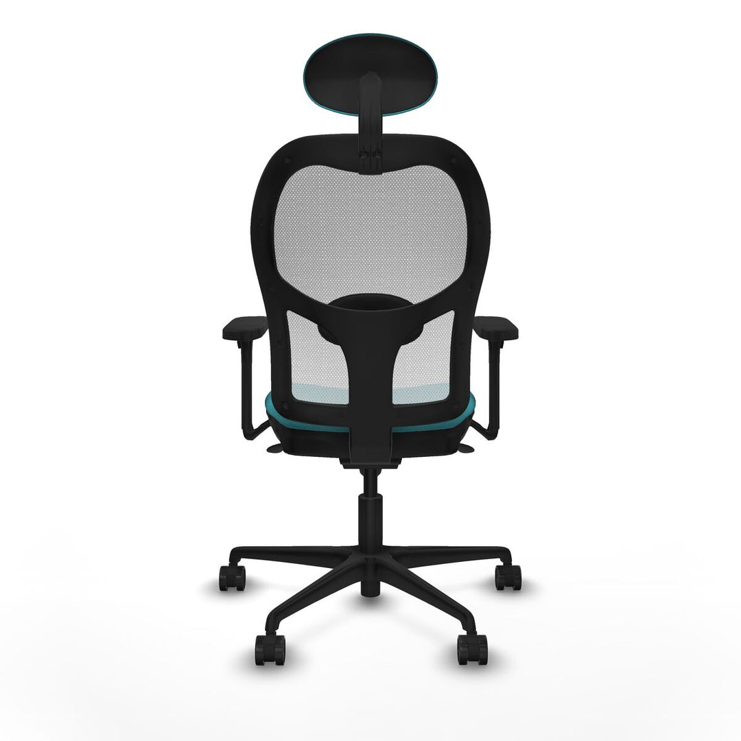 Office Chair with Headrest Piqueras y Crespo 3D036N1 Turquoise