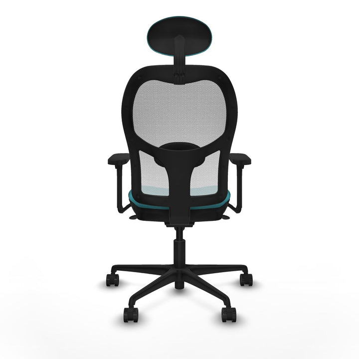 Office Chair with Headrest Piqueras y Crespo 3D036N1 Turquoise