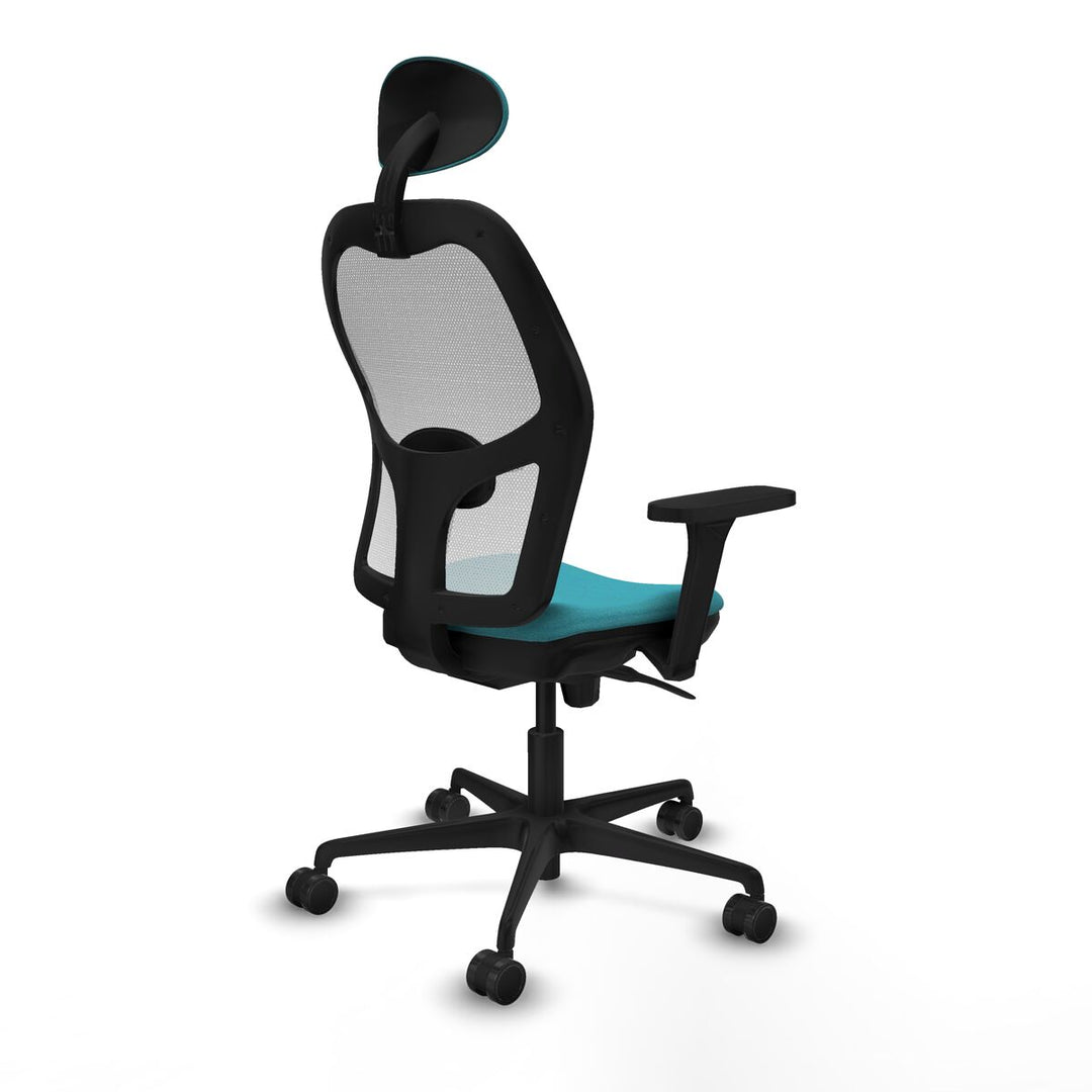 Office Chair with Headrest Piqueras y Crespo 3D036N1 Turquoise