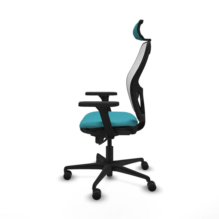 Office Chair with Headrest Piqueras y Crespo 3D036N2 Turquoise