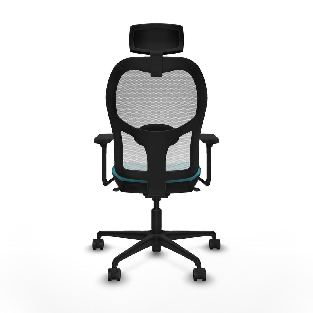 Office Chair with Headrest Piqueras y Crespo 3D036N2 Turquoise